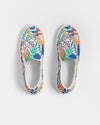 Floral | Green Leaves Women's Slip-On Canvas Shoe - Katrynthia Law
