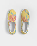 Floral | Golden Hour Women's Slip-On Canvas Shoe - Katrynthia Law
