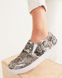 Safari | Python Women's Slip-On Canvas Shoe - Katrynthia Law
