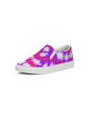 Tie Dye | Purple, Pink, White Women's Slip-On Canvas Shoe - Katrynthia Law