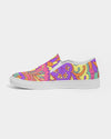 Psychedelic | Be Happy Women's Slip-On Canvas Shoe - Katrynthia Law