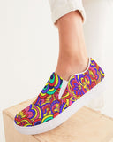 Psychedelic | Live Your Life Women's Slip-On Canvas Shoe - Katrynthia Law