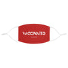 Vaccinated Red Unisex Fabric Face Mask
