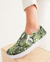 Safari | Green Diamondback Women's Slip-On Canvas Shoe - Katrynthia Law