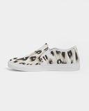 Safari | Snow Leopard Women's Slip-On Canvas Shoe - Katrynthia Law