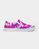 Tie Dye | Purple, Pink, White Women's Slip-On Canvas Shoe - Katrynthia Law