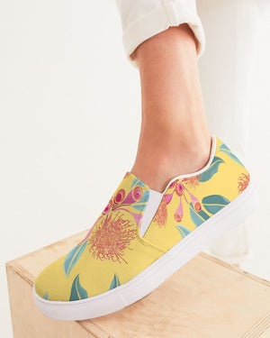 Floral | Golden Hour Women's Slip-On Canvas Shoe - Katrynthia Law
