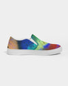 Galaxy | Green Pea Women's Slip-On Canvas Shoe - Katrynthia Law