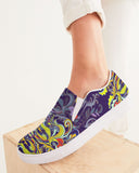 Psychedelic | Purple & Free Women's Slip-On Canvas Shoe - Katrynthia Law