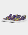 Psychedelic | Purple & Free Women's Slip-On Canvas Shoe - Katrynthia Law