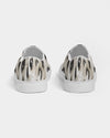 Safari | Snow Leopard Women's Slip-On Canvas Shoe - Katrynthia Law