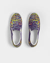 Psychedelic | Purple & Free Women's Slip-On Canvas Shoe - Katrynthia Law