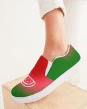 Chroma | Watermelon Seeds Women's Slip-On Canvas Shoe - Katrynthia Law