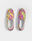 Psychedelic | Be Happy Women's Slip-On Canvas Shoe - Katrynthia Law