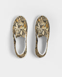 Safari | Golden Diamondback Women's Slip-On Canvas Shoe - Katrynthia Law