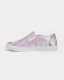 Ethereal | Light Marble Women's Slip-On Canvas Shoe - Katrynthia Law