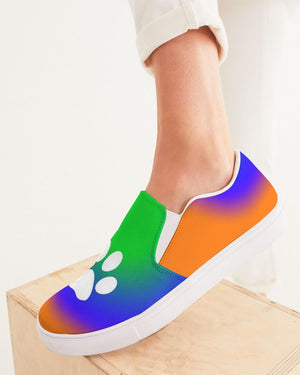 Chroma | All Dreams Are Pawsible Women's Slip-On Canvas Shoe - Katrynthia Law