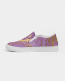 Ethereal | Purple Marble Women's Slip-On Canvas Shoe - Katrynthia Law