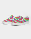Tie Dye | Pink, Green, Blue, White Women's Slip-On Canvas Shoe - Katrynthia Law