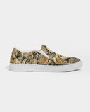 Safari | Golden Diamondback Women's Slip-On Canvas Shoe - Katrynthia Law