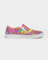 Psychedelic | Be Happy Women's Slip-On Canvas Shoe - Katrynthia Law