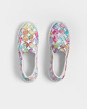 Dreamscape | Whimsical Rainbow Women's Slip-On Canvas Shoe - Katrynthia Law